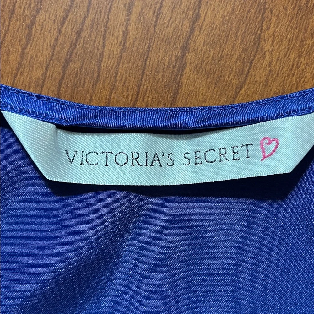 Vibrant Blue Satin Crop Top